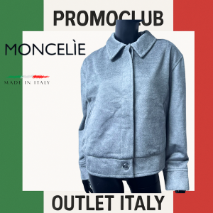 Късо палто Moncelie,сиво,размер S, 52% полиестер,46% акрил,2% вълна, Италия